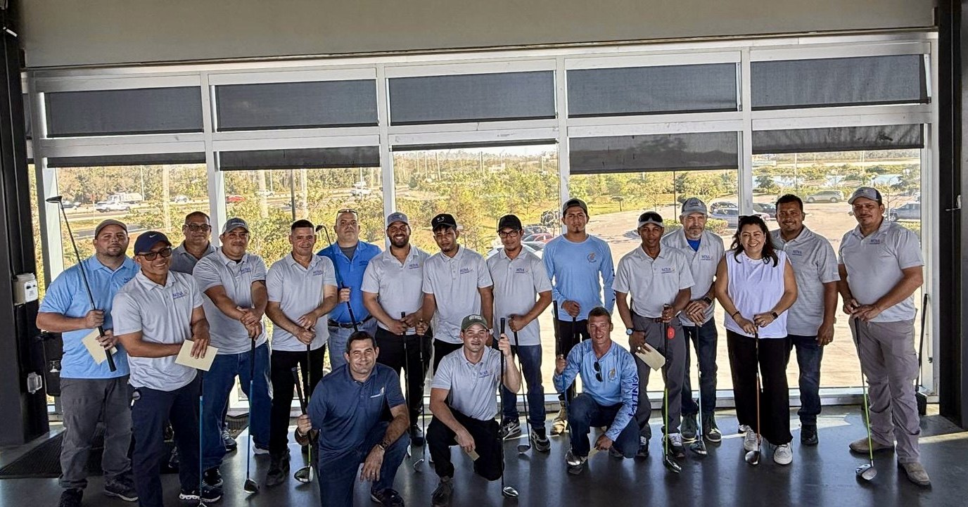 Nova Electrical Contractors team members together at a company outing in Southwest Florida