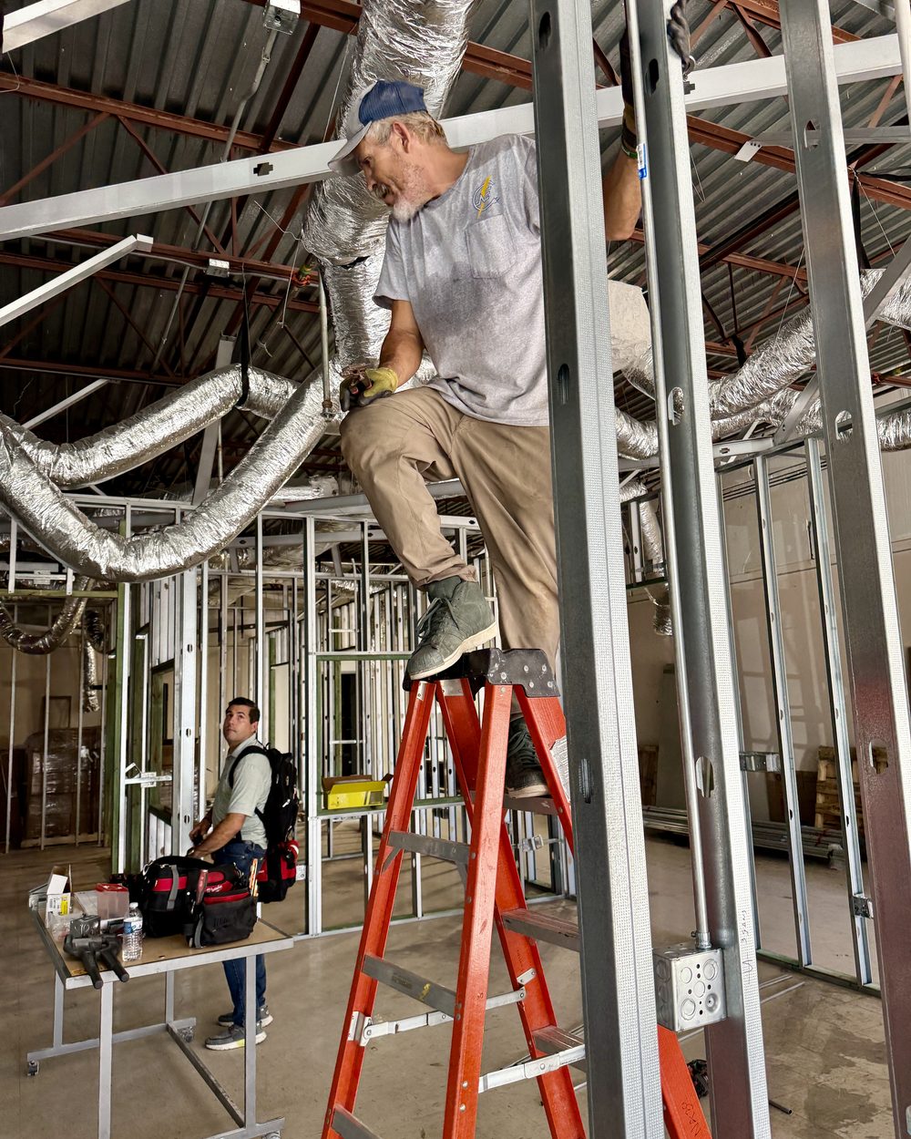 Overhead conduit and raceway installed by Nova Electrical Contractors